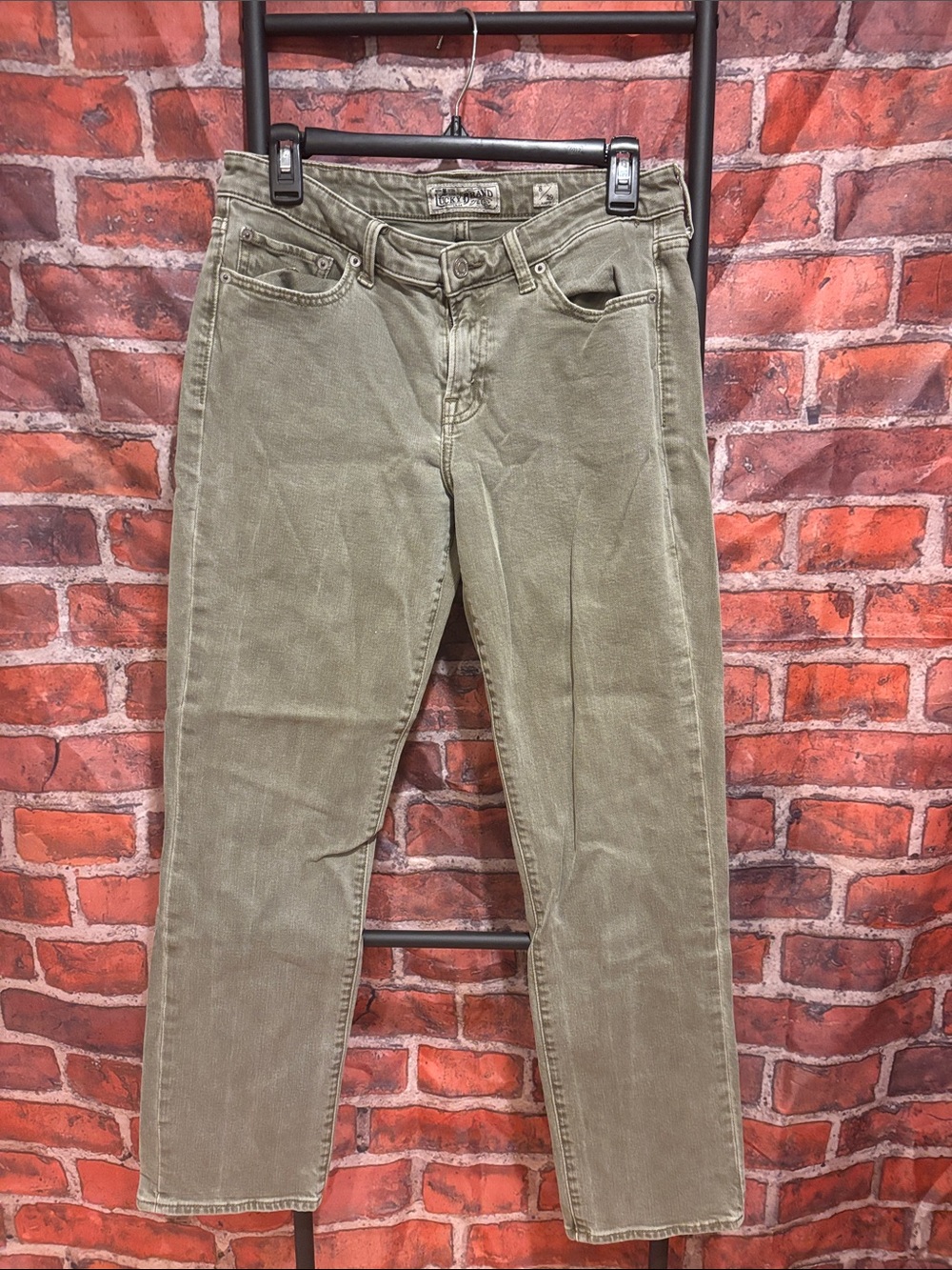 Lucky Brand Straight Jeans in Olive